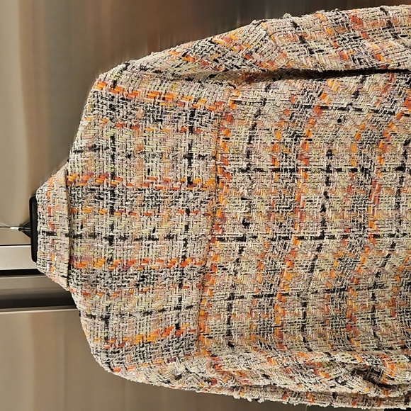 💕IRO PARIS💕 Mekkie Tweed Jacket ~ Multicolor Pink Plaid Check 38 - Picture 14 of 16